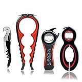 Otstar Multi Opener Kit, Jar Opener Bottle Opener and Wine Opener Easy to Use for Elderly Weak Hands and Arthritis Hands