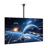 monTEK TM1009C-MA Decken-TV-Halterung für 58,4–139,7 cm (23 - 55 Zoll) Flachbildschirme, verstellbare Deckenhalterung, passend für die meisten LCD-, LED-OLED-4K-Fernseher, Mast-Deckenhalterung hält