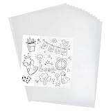 Kievano Transparentpapier bedruckbar A4 – 100 Blatt 110 g/m², hochwertiges Transparentpapier zum Drucken, Zeichen- & Bastelpapier für Inkjet & Laserdrucker