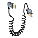 CERRXIAN 8K HDMI 2.1 Kabel, 91 cm, 48 Gbit/s, Ultra-High-Speed-HDMI-Kabel, 90 Grad, rechtwinklig, unterstützt 8K @ 60Hz, 4K @ 120Hz, dynamisches HDR, kompatibel mit TV/HDTV