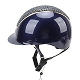 Bnineteenteam Reithelm, Premium-ABS-Material, Reitsicherheitskopfbedeckung mit Verstellbarer Passform und Polsterung Zur Stoßdämpfung, Ideal Zum Reiten (M)