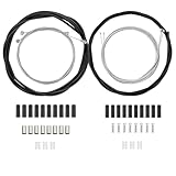 Universal Fahrrad Bremszug und Schaltzug Set, Komplettes Bowdenzug Reparatur Kit mit Bremszughülle & Schaltzughülle, Innenzügen, Endkappen & O-Ringen für MTB Rennrad E-Bike