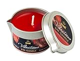 Vibratissimo S/M Kerze'Burning Red', Niedertemperaturkerze in Rot