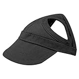 Haustier Hund Katze Baseball Outdoor Cap Sunbonnet einstellbare Streifen Sommer Reise Sport Hut MEHRWEG VERPACKUNG socialme-eu(S-Schwarz)