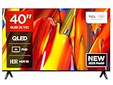 TCL 40V5C - 40“ Full HD Smart QLED Direct LED-Fernseher mit Android TV & HDR - Kompatibel mit Google Cast & Google Home, Schlankes Design