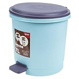 Alipis Pedal-Mülleimer Küchenabfalleimer mit Deckel Büro-Mülleimer Auto Mülleimer LKW-Mülltonne Behälter bad abfalleimer bathroom bin Pedal entworfener Mülleimer Tretmülleimer Plastik