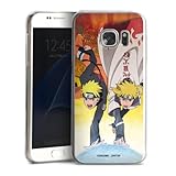 Hard Case kompatibel mit Samsung Galaxy S7 Schutzhülle transparent Smartphone Handy Hülle Minato Namikaze Offizielles Lizenzprodukt Naruto Shippuden