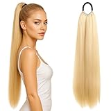 Ponytail Extension, 60 cm Extensions Zopf, Pferdeschwanz Haarteil, Haarteil für Damen und Mädchen, Ideal für täglichen Gebrauch und besondere Anlässe, Leichtes und natürliches