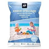 4myBaby GmbH - Spielsand 25kg | Quarz Sand für Sandkasten | Kinder Spielsand | Dekosand | Spielsand für Sandkasten | Keimfreier Spielsand | Gewaschener Feiner Quarzsand - für Sicheres Spielen