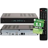 [Test SEHR GUT, Note 1.1] Zehnder 4K UHD Sat Receiver HX 2500 mit PVR Aufnahmefunktion VFD Display & Internetradio, Digital Sat-Receiver für Satellitenschüssel Satelliten TV Fernseher, HD-Receiver