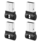 4 Stück Mini USB LED Auto Licht RVB Stimmungslicht 7 Farben für Auto-Innenraum, Raumatmosphäre und Nachtlicht