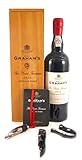 Graham's The Stone Terraces Vintage Port 2016 (original box) in einer Geschenkbox, da zu 3 Weinaccessoires, 1 x 750ml