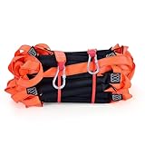 Meidansini Strickleiter, 5M Notfall Feuerleiter Training Soft Ladder, Flammensichere Seilzugleiter 2-3 Stockwerk Wiederverwendbares Fenster Balkon Baumhaus Sicherheits Rettungsleiter