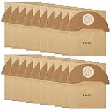 20 Stück Papierfilterbeutel für Kärcher 6.904-322.0 Staubsaugerbeutel,für WD2.550 MV2 Premium A2004 A2054 A2099 für Kärcher Staubsauger Filtertüten