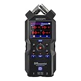 Zoom H4essential Handy Recorder | 4-Spur 32-Bit float | verbesserte X/Y-Mikrofone | 2 XLR/TRS-Eingänge | Aufnahme von Live-Musik | Podcasts | Filmton | Content | Audiobedienungsführung | schwarz