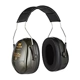 3M Peltor Optime II Komfort-Kapselgehörschutz H520A, 1 pro Packung (94 – 105 dB), H520AC1, Schwarz