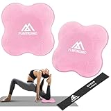Flintronic Knie-Pad, Rutschfest Ontario mit Bereits slit, zur Unterstützung der Knie, Ellenbogen und Handgelenke - 20x20 cm - Set für Yoga, Fitness und Pilates