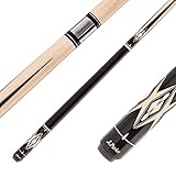 Parker Billardqueue JP-Serie, 2-TLG.Profi-Cue, hochwertiges Ahornholz und Leinenwicklung Griffbereich, 12,75 mm Mehrschichtleder, Quick-Joint Gewinde, inkl. Gewindeschutz, 7 Modelle