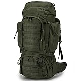 Mardingtop 60 Liter Taktischer Rucksack mit Regenhülle Großer Trekkingrucksäcke Erweiterbar Outdoor Rucksack Wanderrucksäcke für Reisen, Camping