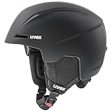 uvex viti - Leichter Skihelm für Kinder - individuelle Größenanpassung - optimierte Belüftung - Black matt - 51-55 cm