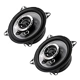 HOMSFOU 2St Koaxiale Autohupe Auto Stereo Lautsprecher Auto koaxiale Hupe Koaxiallautsprecher im Auto aussenlautsprecher Loudspeaker 150 Watt Autolautsprecher Doppelkegel-Koaxialhorn Black