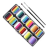 Ipetboom 1 Satz Malset halloween body painting set Körperfarbe-Set schminkpinsel schmink set weiße Gesichtsfarbe Textmarker Make-up-Set zum Schminken Schminkset für Erwachsene Pigmentpulver