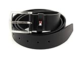 Tommy Hilfiger NEW DENTON BELT 4.0 Gürtel Herren, Schwarz (Black), 115