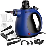 Klona Tragbarer Dampfreiniger, Dampfreiniger für Zuhause, Mehrzweck-Dampfreiniger mit 10 Zubehörteilen für Teppiche, Vorhänge, Sofas, Küche, Wanzen, Badezimmer und mehr