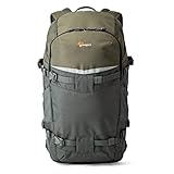 Lowepro Flipside Trek 450 Rucksack, Kamerarucksack für DSLRs und mehrere Objektive, Kamerarucksack für Laptop, Tablet, Fotozubehör, Stativ, grau, 17 x 26 x 31 cm