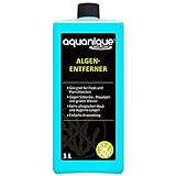 AQUANIQUE Pool Algen-Entferner 1 L, flüssiges Algenmittel zur wirksamen Entfernung von Algen im Pool Schwimmbad Planschbecken und Whirlpool