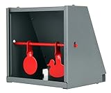 OAKWOOD Kugelfangkasten für Luftgewehr Luftpistole Softair | Größen 14x14 & 17x17 | Pendelkasten Flach, Trichter, 2in1, Verschiedene Motivziele | Auffangkasten (Duo Target 14x14)