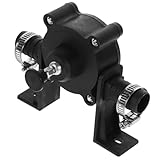 Hemobllo 1 Satz Wasserpumpe small water pump tiny pump schmutzwasser pumpe drill pump kleine elektrische Bohrmaschine Bohrpumpe für Wasser Flüssigkeitsförderpumpe Handbohrpumpe Abs Black