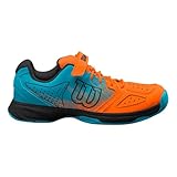 Wilson Kinder KAOS Bela K Orange Tig/Barr Reef/Bk Schuhe Allcourtschuh orange-türkis EU 33 1/3 NEU