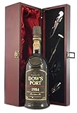 Dow's Late Bottled Vintage Port 1984 in einer mit Seide ausgestatetten Geschenkbox, da zu 4 Weinaccessoires, 1 x 750ml