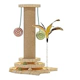 für Katzen – Katzenkratzer, Kletterspielzeug, Kätzchen, Kletter-Kratzsäule, für Unterhaltung, Training, Balkon, Schlafzimmer, Wohnzimmer, Übung im Innenbereich