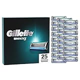 Gillette Mach3 Rasierklingen, 25 Ersatzklingen für Nassrasierer Herren mit 3-fach Klinge , 25 Stück (1er Pack)