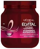 L'Oréal Paris Elvital Haarkur gegen Haarausfall durch Haarbruch, Ohne Parabene oder Silikone, Für kraftloses Haar, Mit Biotin, Provitamin B5 und Arginin, Full Resist Multi Power Kur, 1 x 680 ml