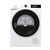 Gorenje DEH82/G / 8kg / Wärmepumpentrockner / Glastür / Edelstahltrommel / LED-Display / AirRefresh / Knitterschutz