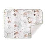 Wasserdichter Matratzenschoner für Neugeborene, waschbar, weich, atmungsaktiv, für Stubenwagen, Schutz über Nacht, Bettnässen, Töpfchentraining, Kindergarten
