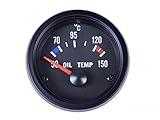 X-Parts Retro-Öltemperaturanzeige Oldschool 52mm