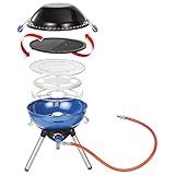 Campingaz Party Grill 400 Campingkocher, All-in-One tragbarer Campinggrill, Outdoor-Grill und Gaskocher, kleiner Gasgrill, 2.000 Watt, Tischgrill, Blau