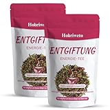 Detox Tee zum Abnehmen – 56 Tage Natürliche Abnehmentee Kräutertee mit Grüntee & Löwenzahn. Unterstützt Gewichtsverlust, Entgiftung & Verdauung. Vegan, hochwirksam mit Pfirsichgeschmack