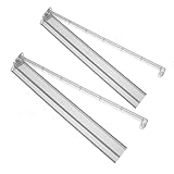 Kisangel 2 Stück Teiliges Mahjong Push Ruler aus Transparentem Langlebigem Kunststoff Lang Multifunktional für Schnelles Schieben und Anordnen für Mahjong-Spieler und Spielzubehör