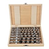 Schlangenbohrer Set, 8Tlg Holzbohrer Set Schlangenbohrer Spiralbohrer Holz Spiralbohrer-Satz für Metall Zubehör Schlagbohrmaschin (6, 8, 10, 12, 14, 16, 18, 20 mm)