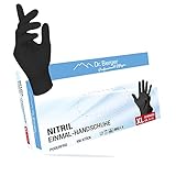 Dr. Berger – 100x medizinische Einweg-Handschuhe aus Nitril – Latex-und puderfrei für einwandfreie Hautverträglichkeit – Einsetzbar in Chemie-, Lebensmittel- & Reinigungsindustrie