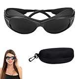 PHPHIXI Solarium Brille，IPL 200-2000nm UV schutzbrille，Infrarot Schutzbrille，Schutzbrille Rotlichtlampe für Rotlichttherapie IPL Haarentfernung Laser Kosmetologie