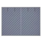Garage Magnetische Thermische Isolierte tür Vorhang, Garagentor-Vorhänge, Garagentorschutz für Den Wintern, Garagentor-Isolationsset, Thermovorhang Magnet tür Abdeckung Wetterfest(Gray,244x240cm)