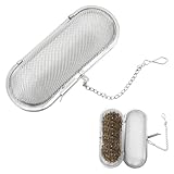 Gewürzei,Gewürzsieb Mit Kette,Teesieb Edelstahl,Teesieb,Teeei,Ideal Zum Täglichen Kochen, Zum Hinzufügen Von Kräutern Und Gewürzen Sowie Zum Zubereiten Von Saucen, Suppen Und Brühen