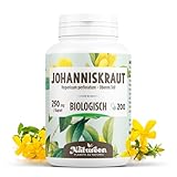 Johanniskraut – 250 mg – 200 Bio Kapseln | Pflanzlich, Natürlich & Schonend verarbeitet