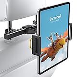 Lamicall Tablet Halterung Auto, Tablet Kopfstützenhalter - 2025 Universal KFZ Halter für iPad Pro 9.7, 11, 12.9, 13, iPad Air Mini 6 5 4 3 2, für Switch, Tab, Smartphone, Tablet mit 4.7-13 Zoll